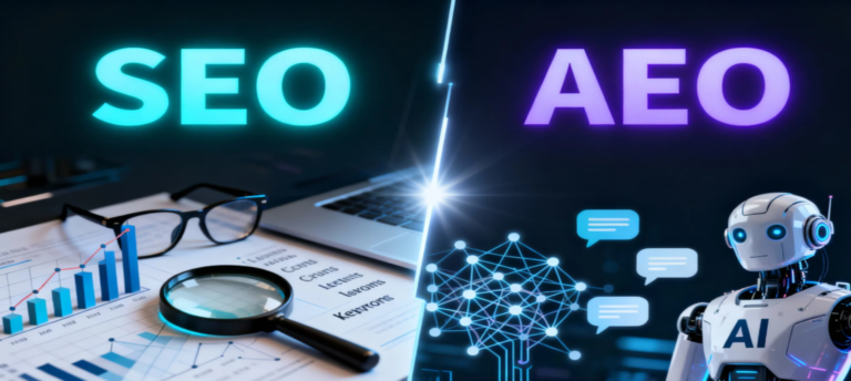 So sánh SEO và AEO